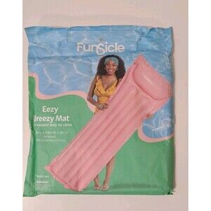 Funsicle Pink Eezy Breezy Mat 66" X 24" X 9" New In Original Packaging